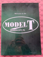 Model T Scoop menu