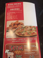 Eatza My Pizza menu