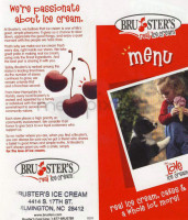 Bruster's Real Ice Cream menu