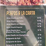 Polleria Dennys menu