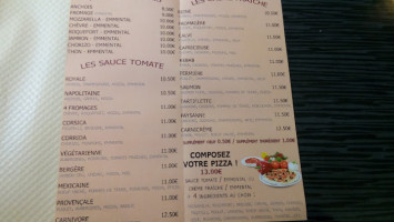 Napoli menu