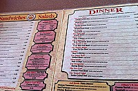 Midvale Mining Cafe menu