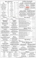 George Street Ale House menu