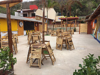 Na Praia Villa Food outside