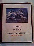 Himalayan Kitchen menu