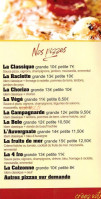 Restaurant Le Mirabelle menu