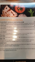 Namaste Indisches Restaurant Und Bar menu