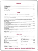 Hi-way Cafe menu