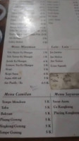 Resto Bebek Goreng Suwarno (bgs) menu