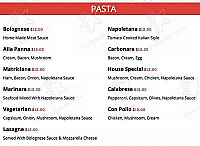 Monica's Pizza Takeaway menu