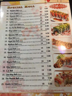 Masa Sushi Hibachi menu