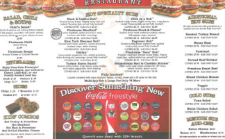 Firehouse Subs Butler Crossing menu