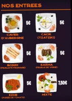 Grill Istanbul menu