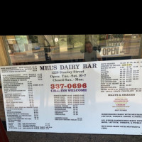Mel's Dairy outside