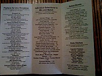 Citris Grill menu