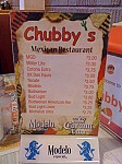 Chubby's menu