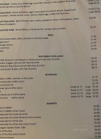 Olde Towne Cafe Inn menu
