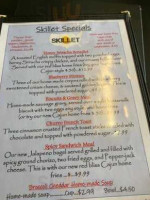 Skillet Cafe menu