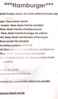 Le Barracuda Grillades menu
