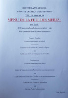 Au Zoll menu