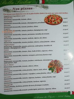 Bella Sicilia menu