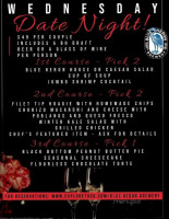 Blue Heron Brewery Event Center menu