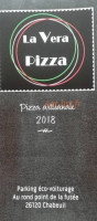 La Vera Pizza menu
