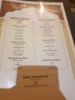 Punjab menu