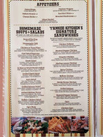 Sunny Side Inn menu