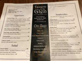Tavern In The Glen menu