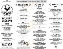 The Wooden Rooster Seminole menu