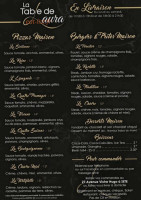 La Table De Laura menu