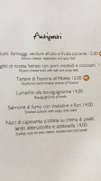 Bottega Lombarda menu