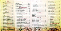 The Furamar menu