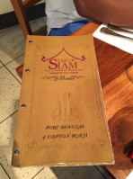 Star Of Siam menu