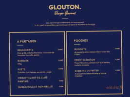 Glouton menu