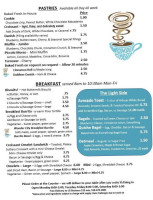 Wonder City Coffee menu