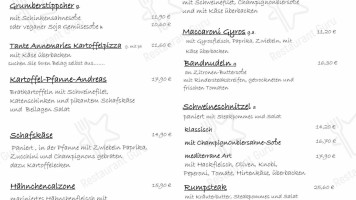 Bistro Tebeck's Inh. Andreas Arend menu
