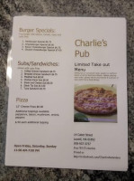 Charlies Pub food