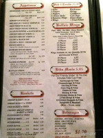 Olde Falls Inn menu