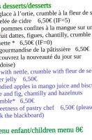 Veg'yann menu