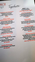 Gosch Am Kliff menu
