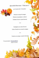 Albergo I Bucaneve menu