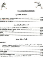 La Guérande Charner menu
