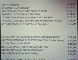 Albergo Canzo menu