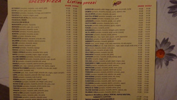 Pizza Speedy Di Gusmini Giorgio menu