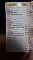 Pizzeria Cassina menu