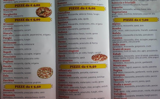 Pizzeria Cassina menu