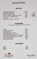 Bodrum menu