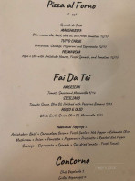 Cafe Toscano menu